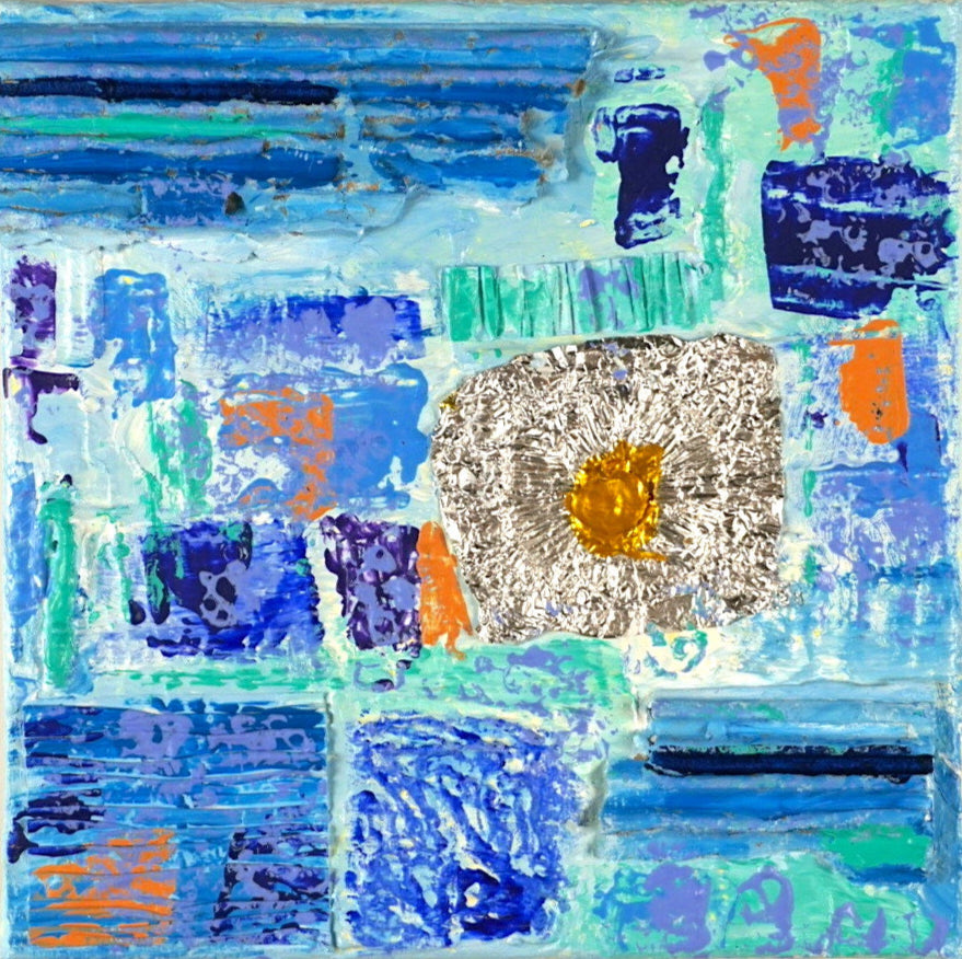 Blue Sunburst